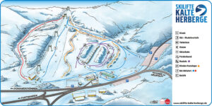 Skilifte Kalte Herberge - Pistenplan 2024